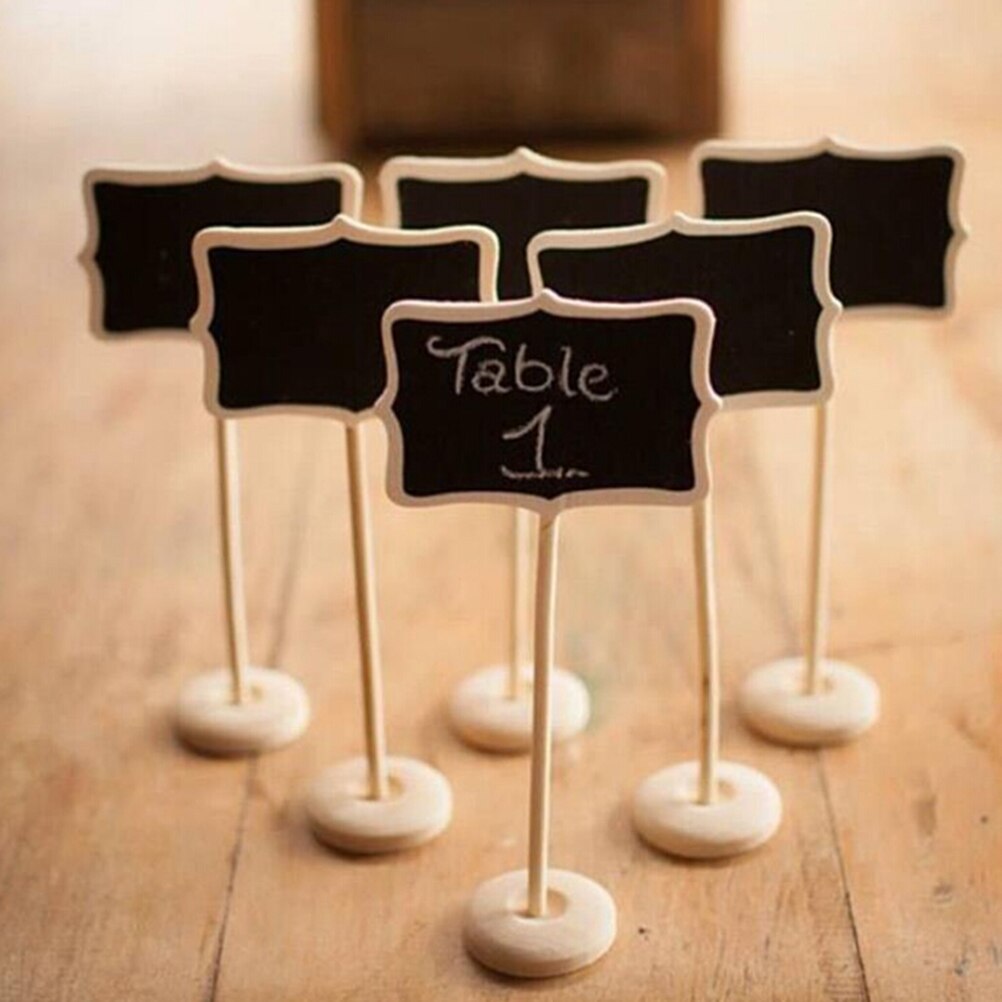 Mini Chalkboards with Stand (5pcs)