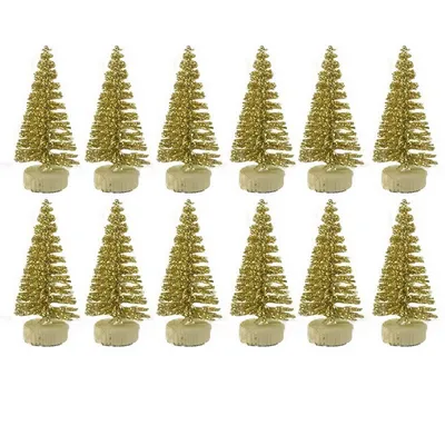 Mini Christmas Pine Tree Decor (12 pcs)