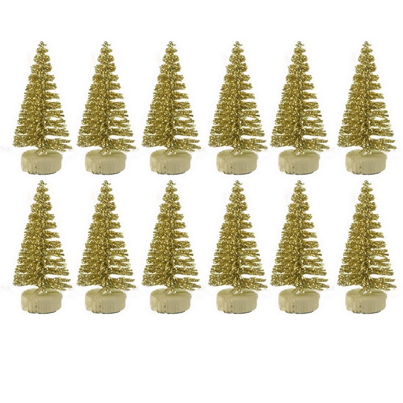 Mini Christmas Pine Tree Decor (12 pcs)