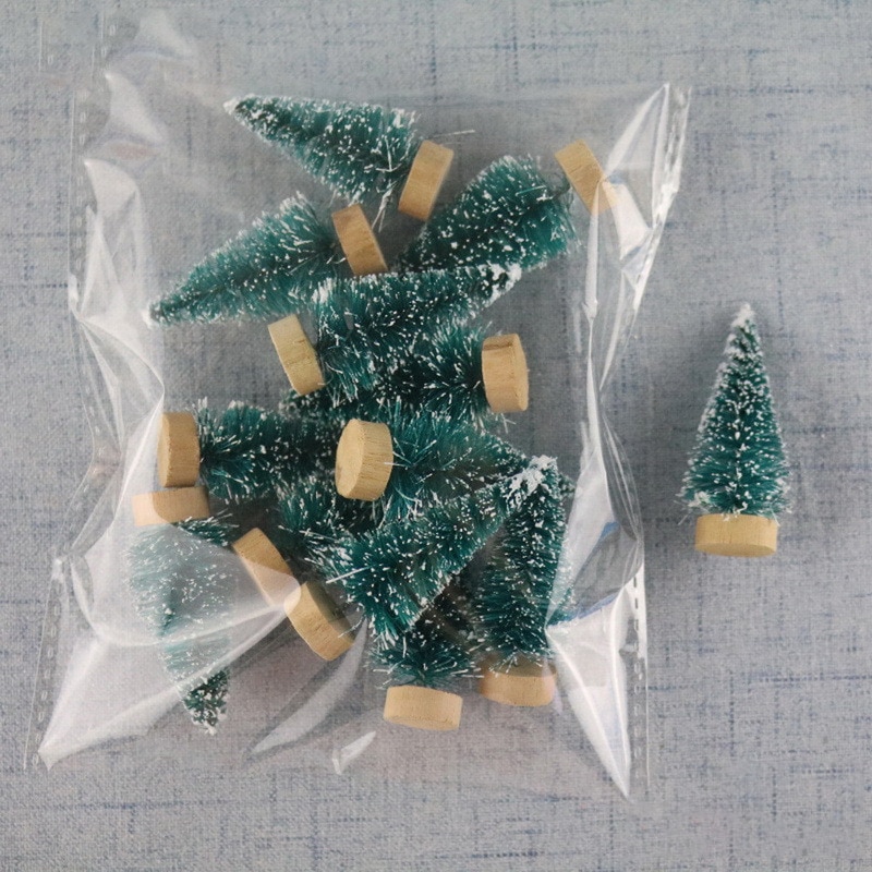 Mini Christmas Pine Tree Decor (12 pcs)
