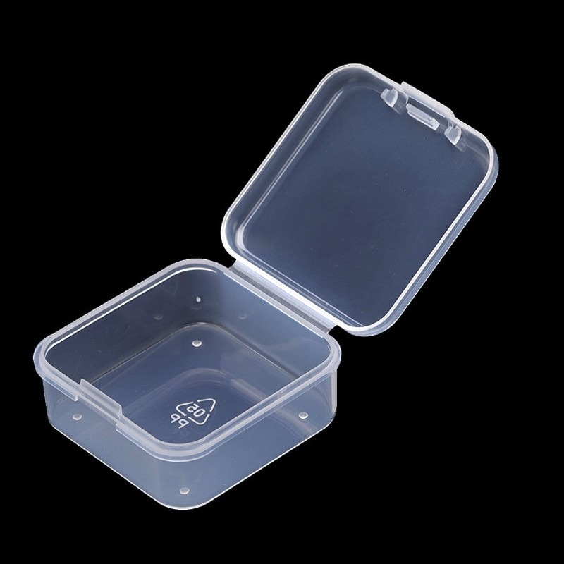 Mini Clear Plastic Jewelry Boxes (6 pcs)