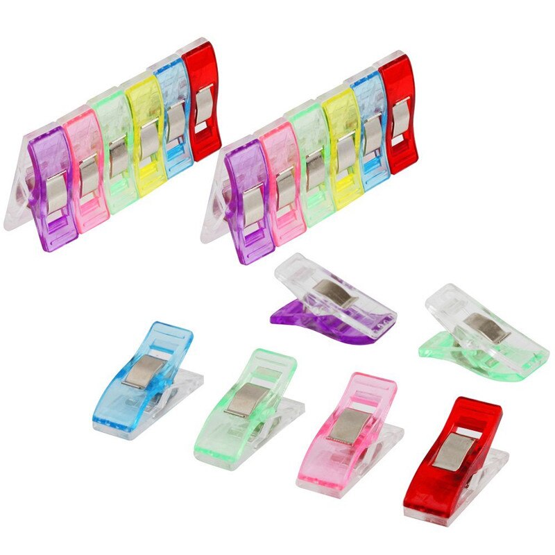 Mini Clear Quilt Binding Clips (20pcs)