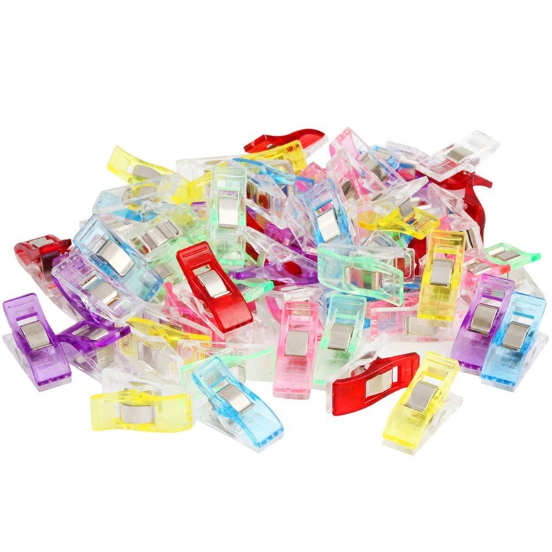 Mini Clear Quilt Binding Clips (20pcs)