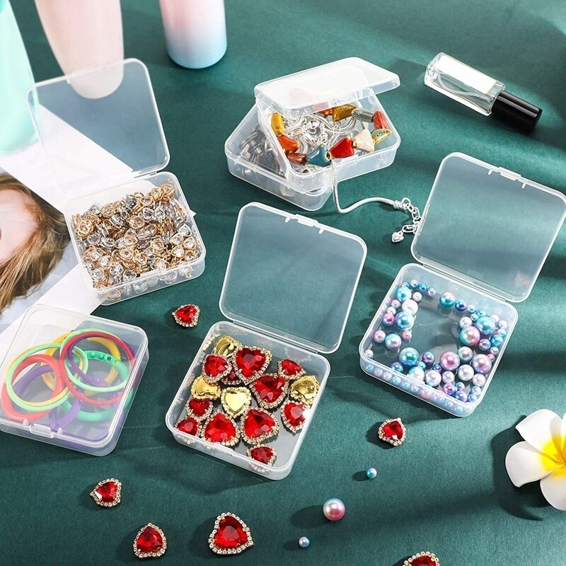 Mini Clear Square Boxes (6 pcs)