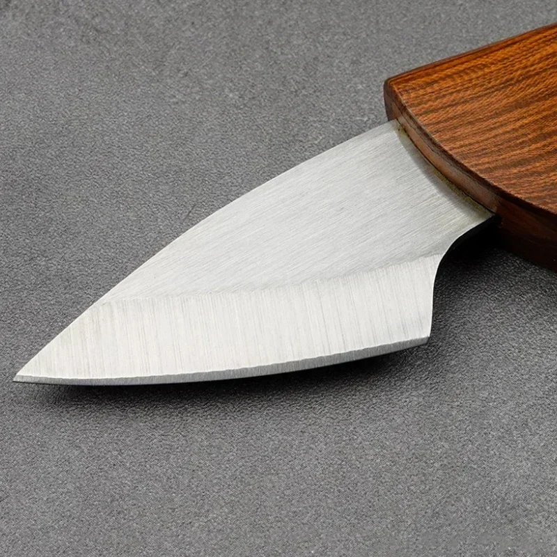 Mini D2 Blade EDC Kitchen Fruit imitate Wooden Handle Knife with Wooden Sheath Outdoor Camping Multifunctional Mini D2 Blade EDC Kitchen Fruit imitate Wooden Handle Knife with Wooden Sheath Outdoor Camping Multifunctional