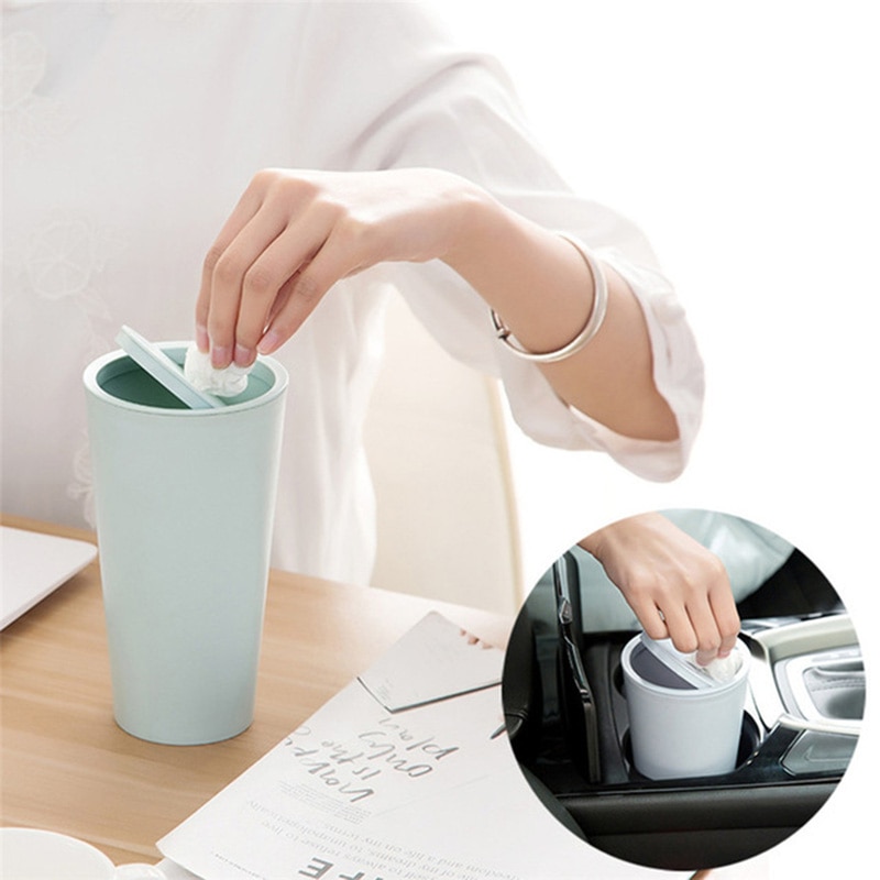 Mini Desk Trash Can Car Waster Bin Mini Desk Trash Can Car Waster Bin