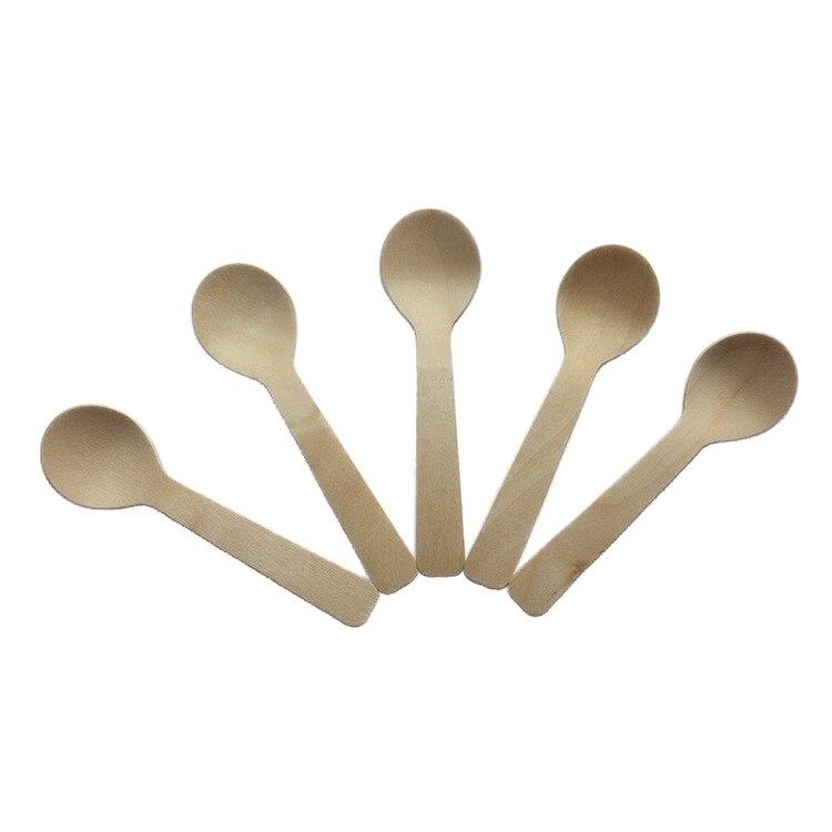 Mini Disposable Wooden Spoons (100 pcs)