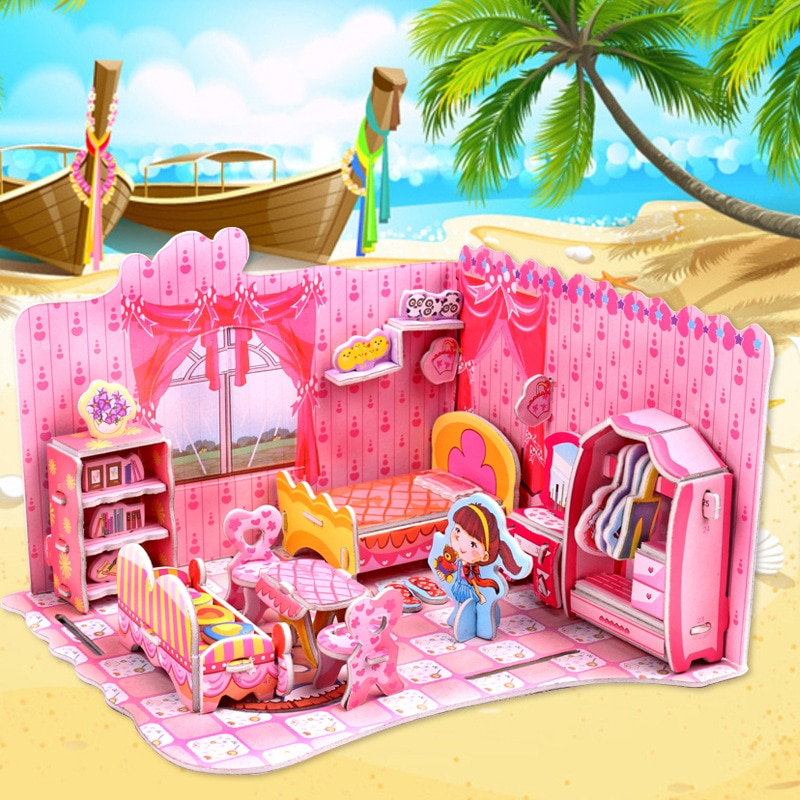 Mini Dollhouse DIY Paper Construction Mini Dollhouse DIY Paper Construction