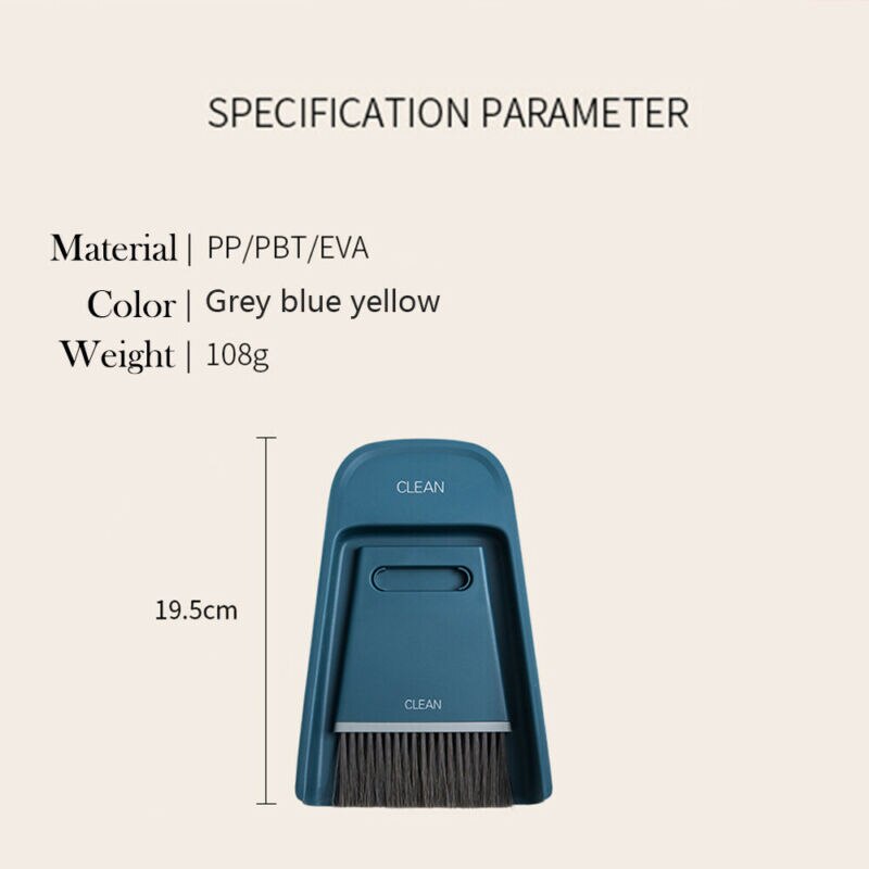 Mini Dustpan and Brush Desk Cleaner