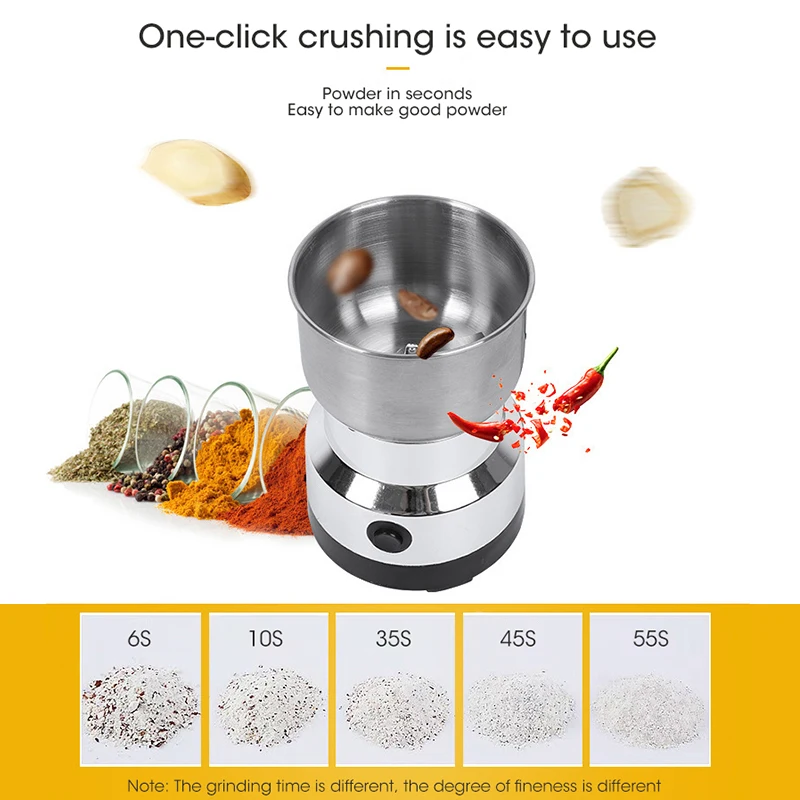 Mini Electric Grinder Household 300ml Ultrafine Baby Food Pulverizer Coffee Grinder Spice Pepper Grinder Grain Mill 4