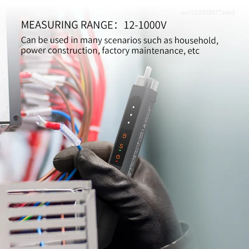 Mini Electric Test Pen Non-Contract Cordless Electricity Detector Wireless Electrical Circuit Voltage Pen Mini Electric Test Pen Non-Contract Cordless Electricity Detector Wireless Electrical Circuit Voltage Pen