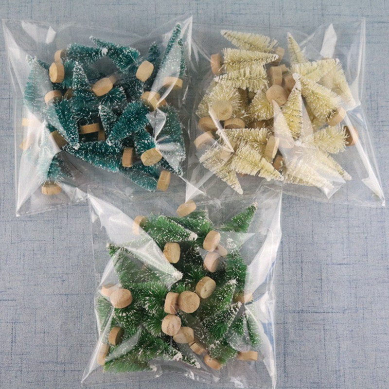 Mini Fake Christmas Trees Decor (12 Pcs)