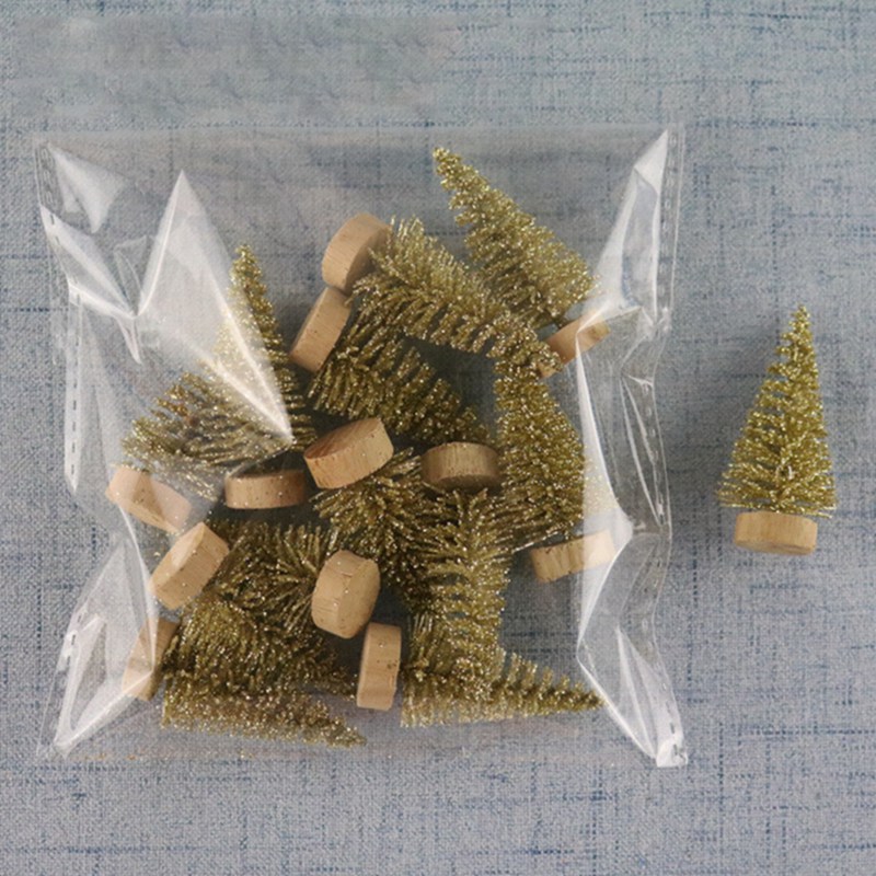 Mini Fake Christmas Trees Decor (12 Pcs)