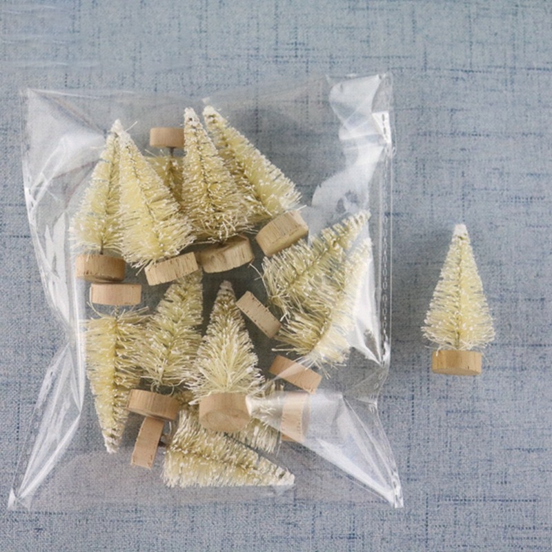 Mini Fake Christmas Trees Decor (12 Pcs)