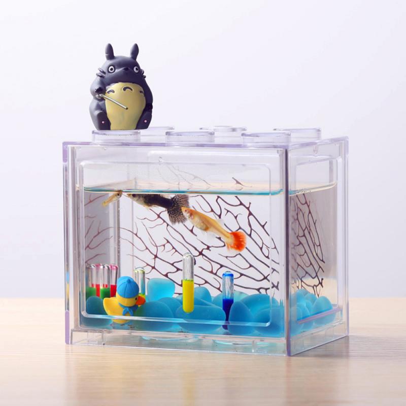 Mini Fish Tank Building Block Design