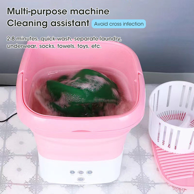 Mini Folding Washing Machine with Dryer