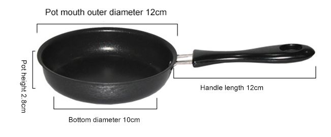 Mini Frying Pan 12cm Small Frying Pan