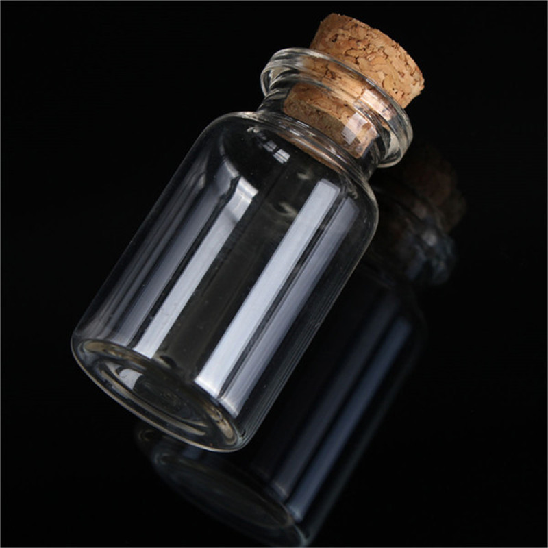 Mini Glass Bottles with Cork (10Pcs)