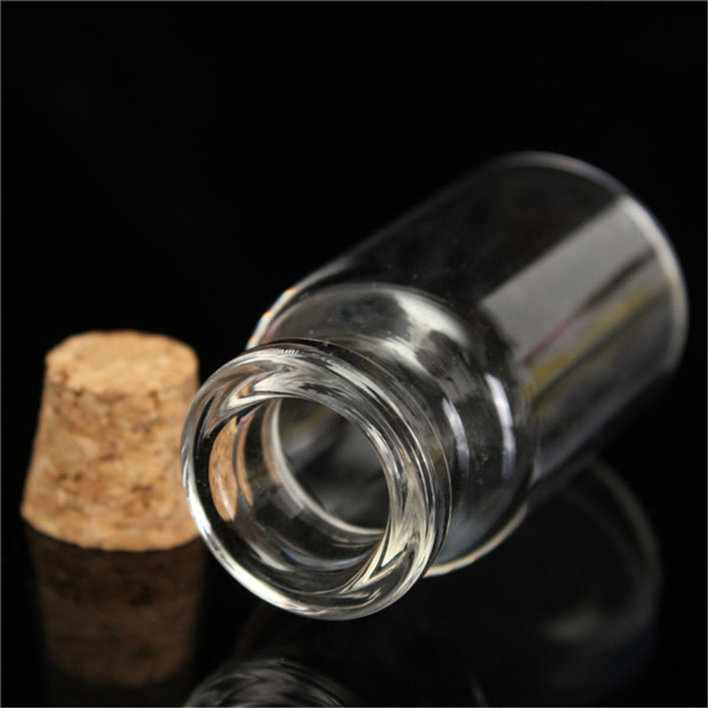 Mini Glass Bottles with Cork (10Pcs)
