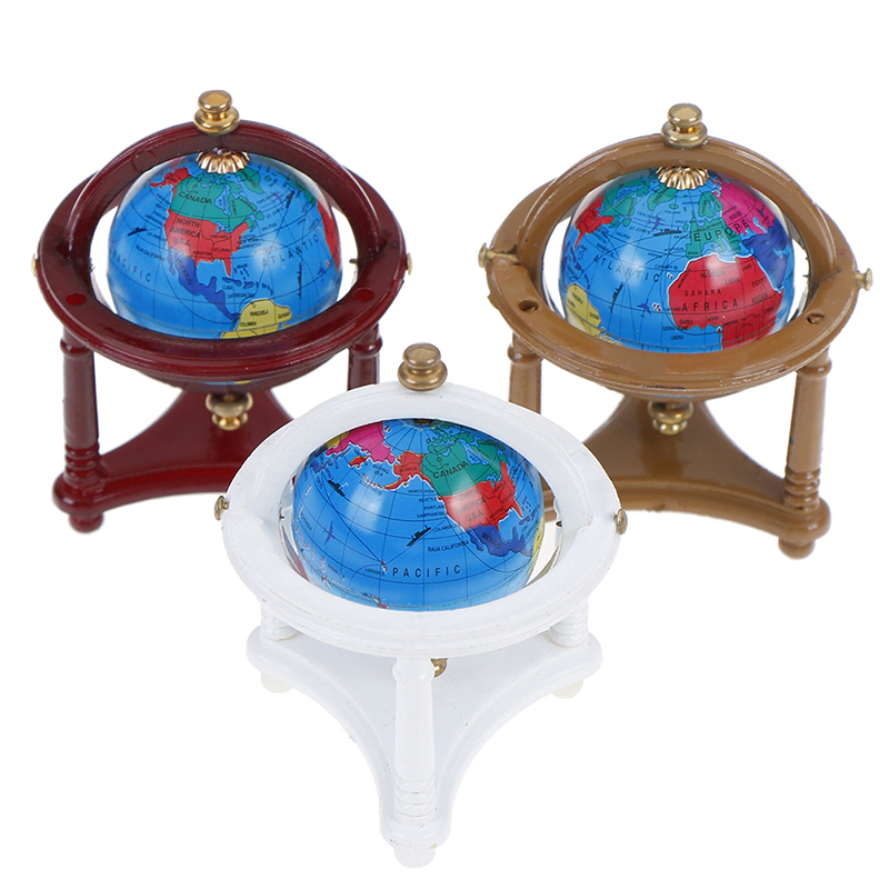 Mini Globe Decor with Wooden Stand Mini Globe Decor with Wooden Stand