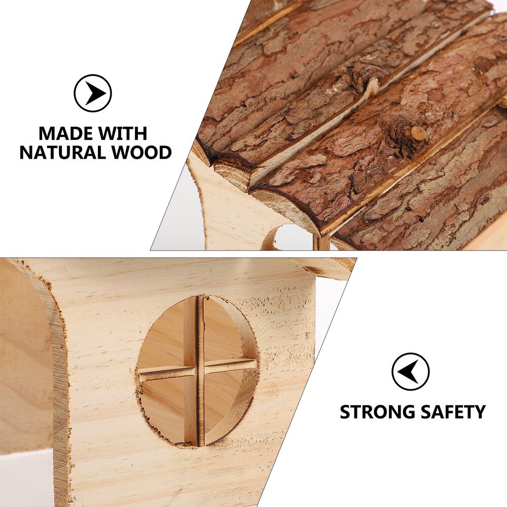 Mini Hamster Wooden House