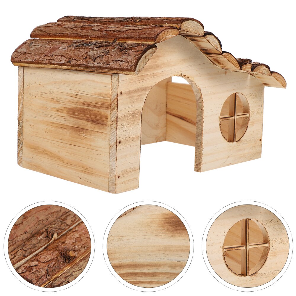 Mini Hamster Wooden House