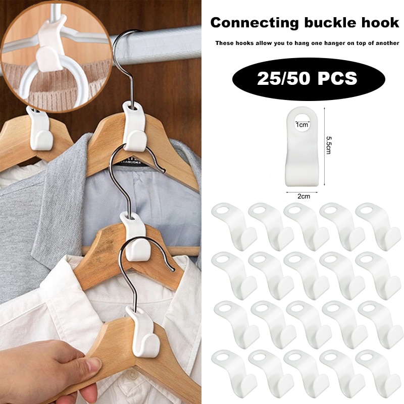 Mini Hanger Connector Hooks (50 Pcs)