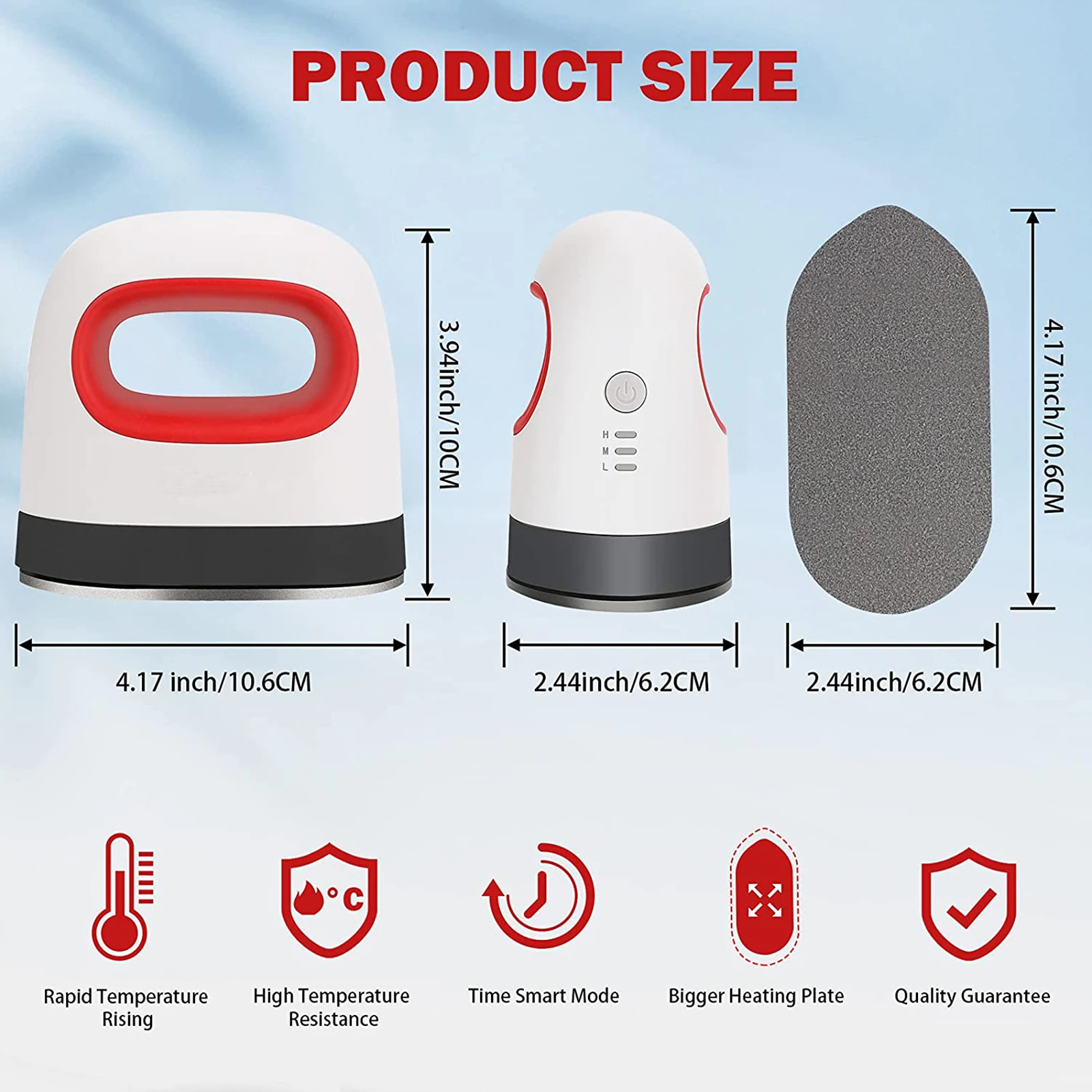 Mini Heat Press Machine TShirt Printing Easy Heating Transfer Press Iron Machines for Blanket Leather Portable DIY Home