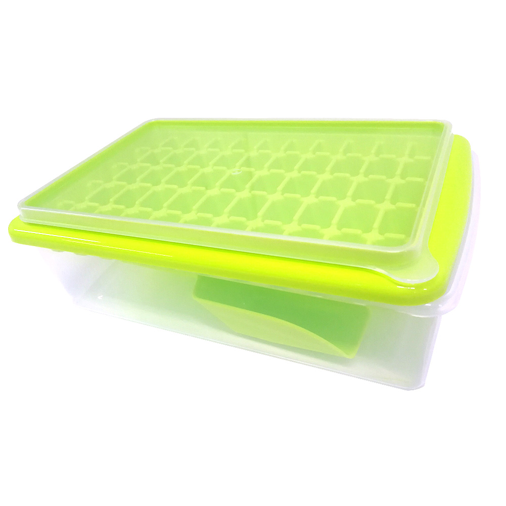 Mini Ice Cube Tray with Cover and Scoop Mini Ice Cube Tray with Cover and Scoop