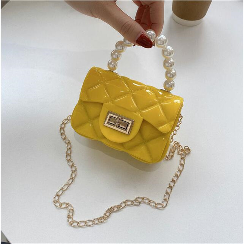 Mini Jelly Purse Chain Strap Sling Bag