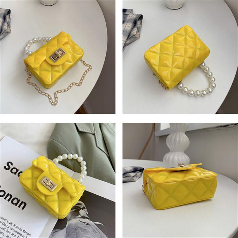 Mini Jelly Purse Chain Strap Sling Bag