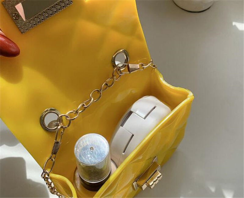 Mini Jelly Purse Chain Strap Sling Bag