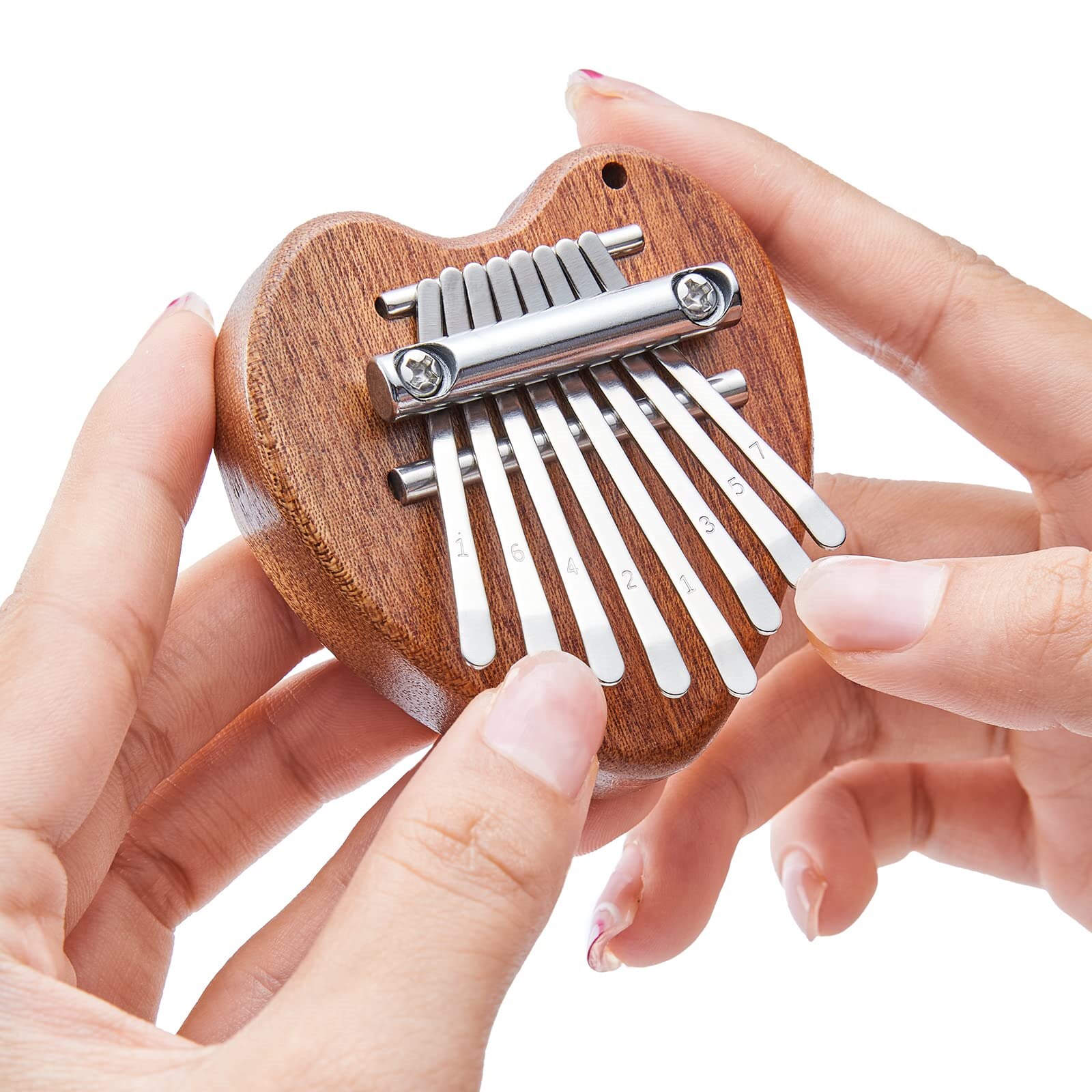 Mini Kalimba 8 Key Thumb Piano 1 Pack Love Style Cute Instrument Portable Exquisite Gift Set for Kids Mini Kalimba 8 Key Thumb Piano 1 Pack Love Style Cute Instrument Portable Exquisite Gift Set for Kids