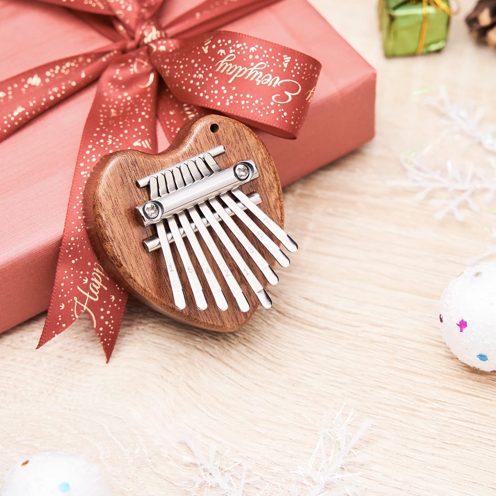Mini Kalimba 8 Key Thumb Piano 1 Pack Love Style Cute Instrument Portable Exquisite Gift Set for Kids Mini Kalimba 8 Key Thumb Piano 1 Pack Love Style Cute Instrument Portable Exquisite Gift Set for Kids