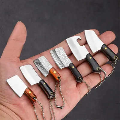 Mini Kitchen Knife Unboxing Portable Small Wine Bottle Opening Paper Cutting EDC Fixed Keychain Knife Mini Kitchen Knife Unboxing Portable Small Wine Bottle Opening Paper Cutting EDC Fixed Keychain Knife