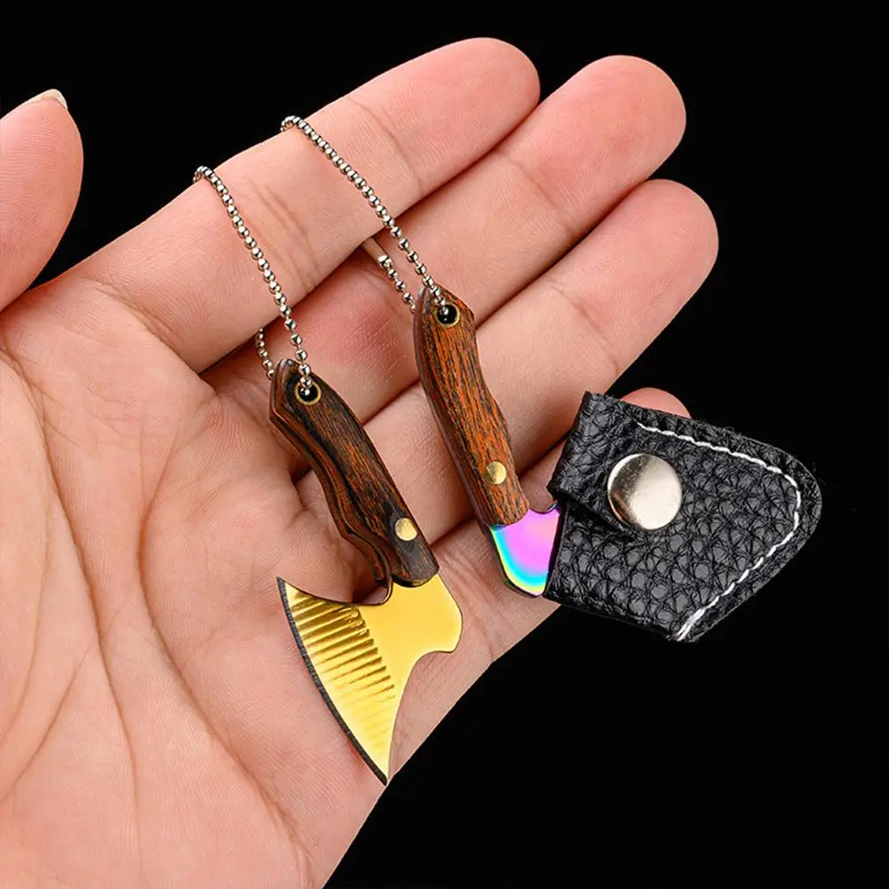 Mini Kitchen Knife Unboxing Portable Small Wine Bottle Opening Paper Cutting EDC Fixed Keychain Knife Mini Kitchen Knife Unboxing Portable Small Wine Bottle Opening Paper Cutting EDC Fixed Keychain Knife