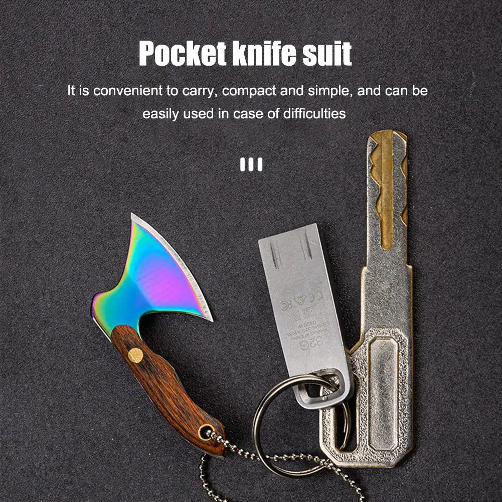 Mini Kitchen Knife Unboxing Portable Small Wine Bottle Opening Paper Cutting EDC Fixed Keychain Knife Mini Kitchen Knife Unboxing Portable Small Wine Bottle Opening Paper Cutting EDC Fixed Keychain Knife