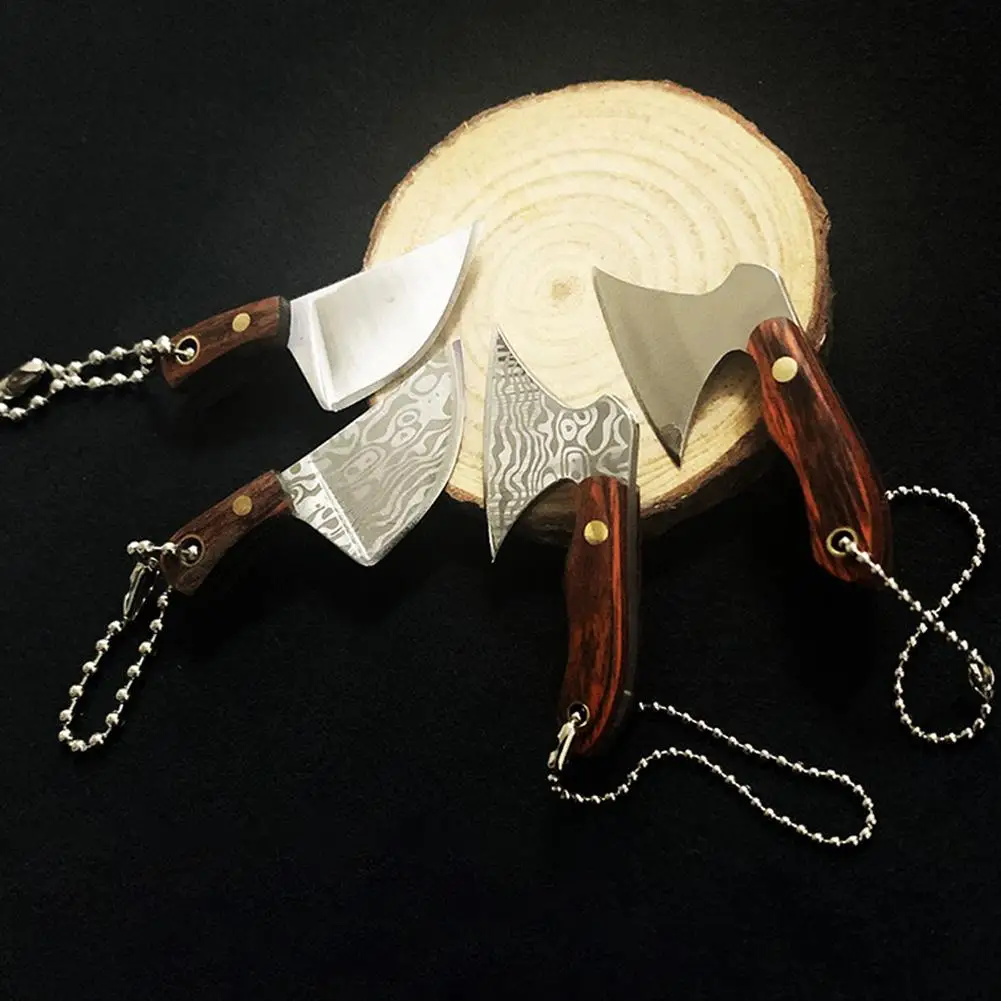 Mini Kitchen Knife Unboxing Portable Small Wine Bottle Opening Paper Cutting EDC Fixed Keychain Knife Mini Kitchen Knife Unboxing Portable Small Wine Bottle Opening Paper Cutting EDC Fixed Keychain Knife