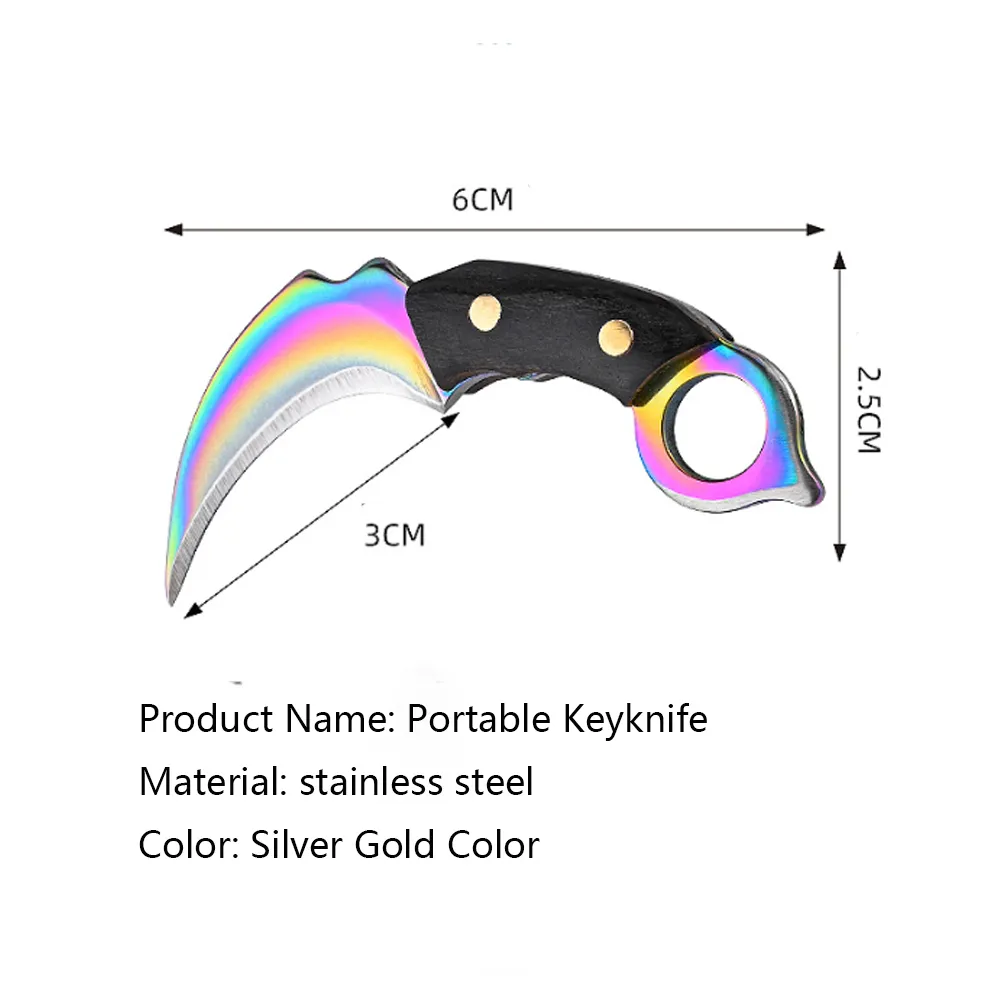 Mini Knife Keychain Pocket Knife Outdoor Camping Tactical Survival Portable Knife Peeler Fixed Blade Multi EDC Tool Mini Knife Keychain Pocket Knife Outdoor Camping Tactical Survival Portable Knife Peeler Fixed Blade Multi EDC Tool