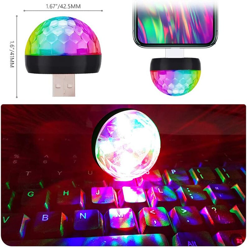 Mini LED USB Disco Ball Mini LED USB Disco Ball