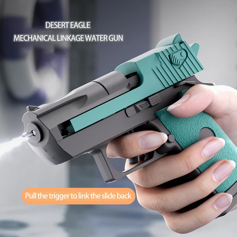 Mini Manual Water Gun Desert Eagle Pistol Shooting game Fight Toy Gun Water Play Summer Outdoor Toys For Children Boys