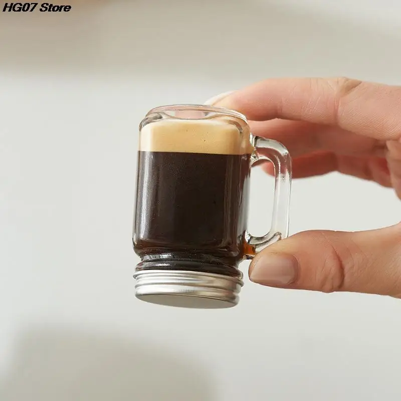Mini Mason Jar For Jam Honey Portable Leakproof Coffee Milk Juice Bottle With Lid Home Party Bar Vodka Spirits Shot Mini Mason Jar For Jam Honey Portable Leakproof Coffee Milk Juice Bottle With Lid Home Party Bar Vodka Spirits Shot