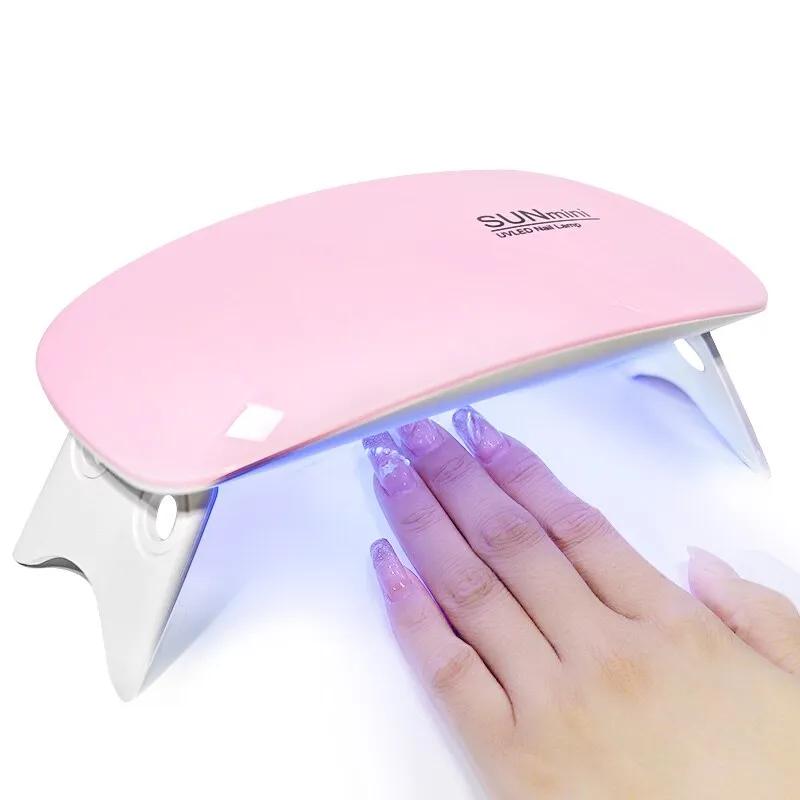 Mini Nail Dryer Machine Portable 6 LED UV Manicure Lamp Home Use Nail Lamp For Drying Polish Varnish With USB Cable Mini Nail Dryer Machine Portable 6 LED UV Manicure Lamp Home Use Nail Lamp For Drying Polish Varnish With USB Cable