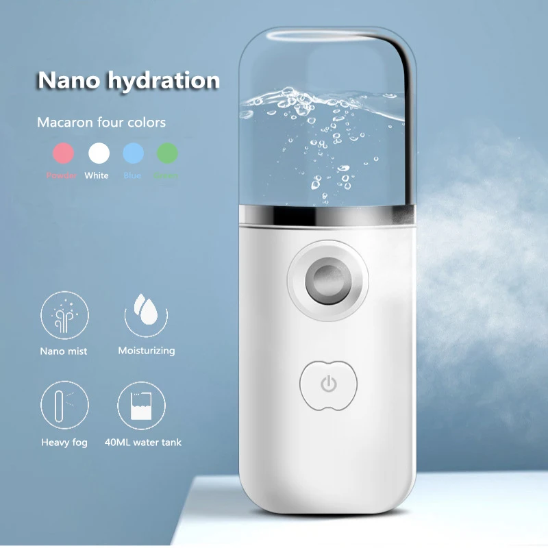 Mini Nano Mister Sprayer Cooler Facial Steamer USB Rechargeable Mini Humidifier Skin Face Care Moisturizing Nebulizer Mini Nano Mister Sprayer Cooler Facial Steamer USB Rechargeable Mini Humidifier Skin Face Care Moisturizing Nebulizer
