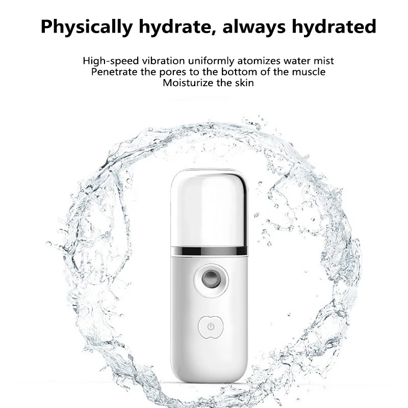 Mini Nano Mister Sprayer Cooler Facial Steamer USB Rechargeable Mini Humidifier Skin Face Care Moisturizing Nebulizer Mini Nano Mister Sprayer Cooler Facial Steamer USB Rechargeable Mini Humidifier Skin Face Care Moisturizing Nebulizer