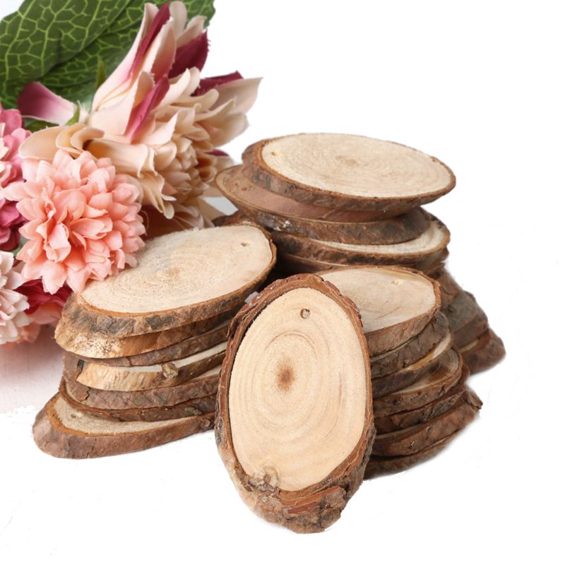 Mini Natural Wooden Slices (25pcs)