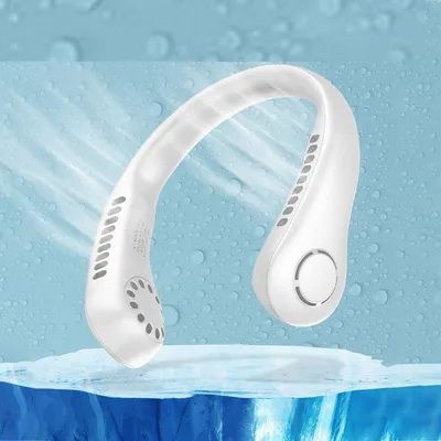Mini Neck Fan Portable Bladeless Hanging Neck 600mAh Rechargeable Air Cooler 3 Speed Mini Summer Sports Fans Mini Neck Fan Portable Bladeless Hanging Neck 600mAh Rechargeable Air Cooler 3 Speed Mini Summer Sports Fans