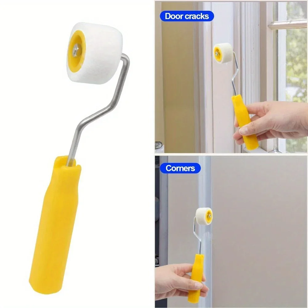 Mini Paint Roller Doors And Ceilings Wool Brush Extra Small Paint Touch Up Trim Edge Brush Roller