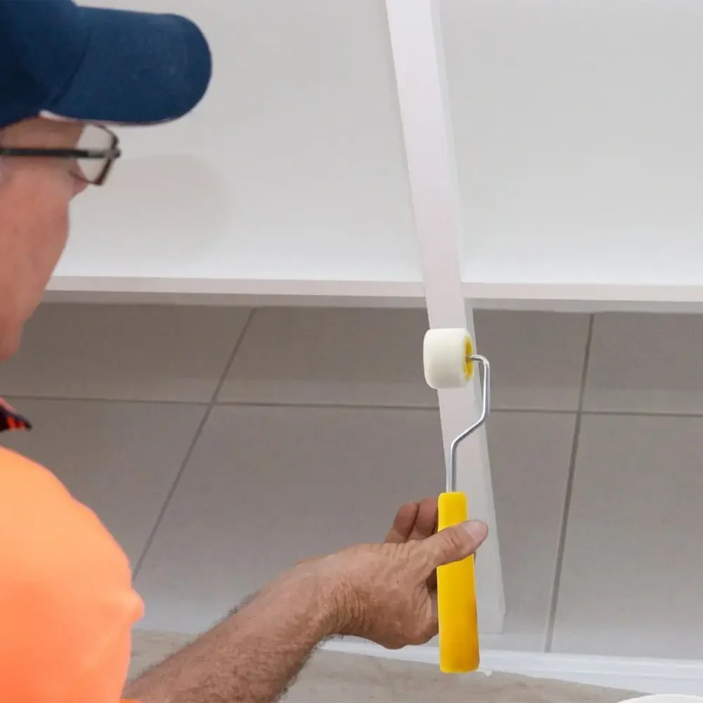 Mini Paint Roller Doors And Ceilings Wool Brush Extra Small Paint Touch Up Trim Edge Brush Roller