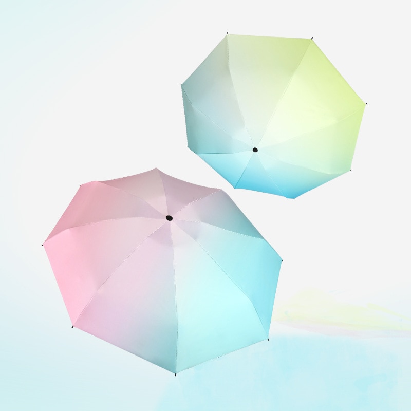 Mini Parasol With Gradient Design